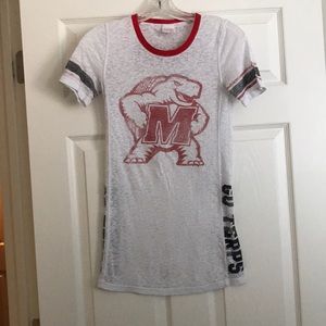 VS PINK collegiate UMD terps tshirt (item 29)